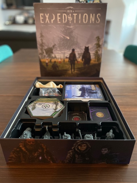 Expeditions Ironclad Edition strategy board game full setup