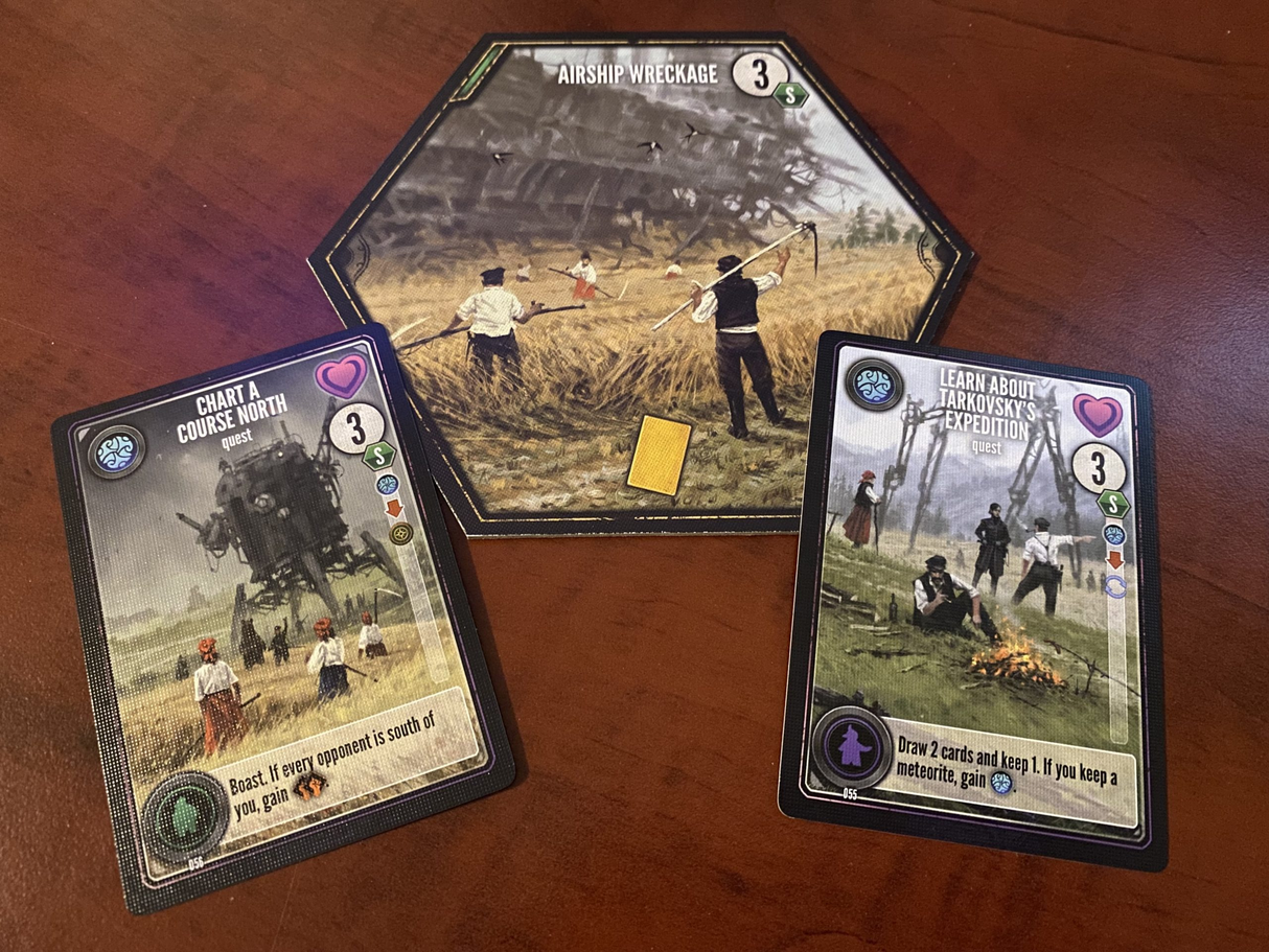 Expeditions Ironclad Edition resource tokens and upgrade cards