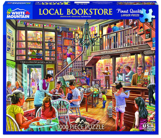 Local Book Store - 1000 Piece Jigsaw Puzzle White Mountain