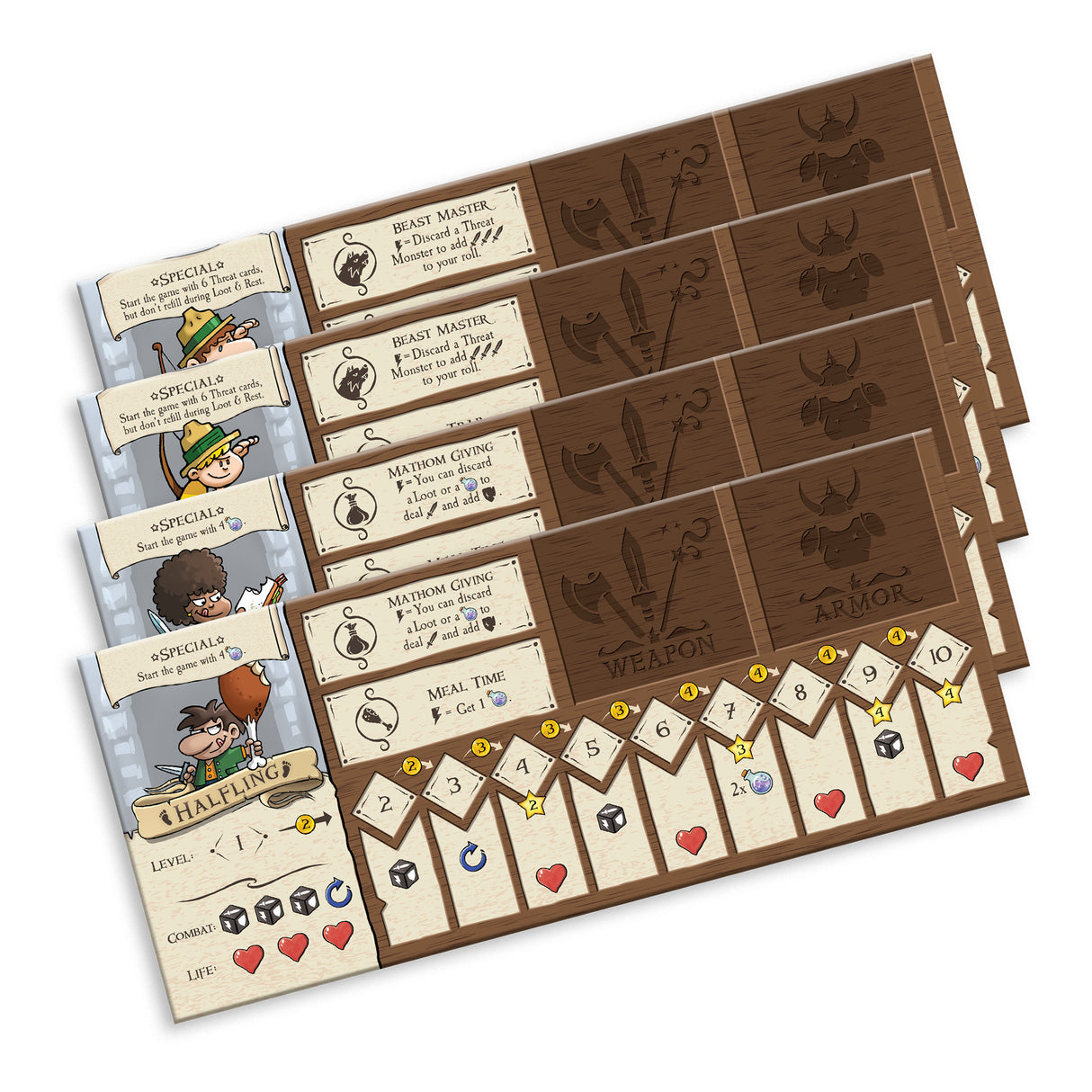 Munchkin Dungeon: Side Quest board game box back