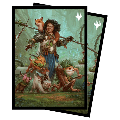 Ultra Pro MTG Sleeve Wilds of Eldraine - Ellivere of the Wild Court | Elderwoods