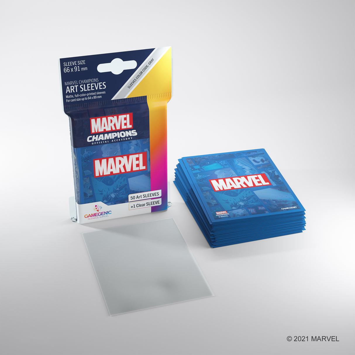 Marvel Champions Art Sleeves: Marvel Blue