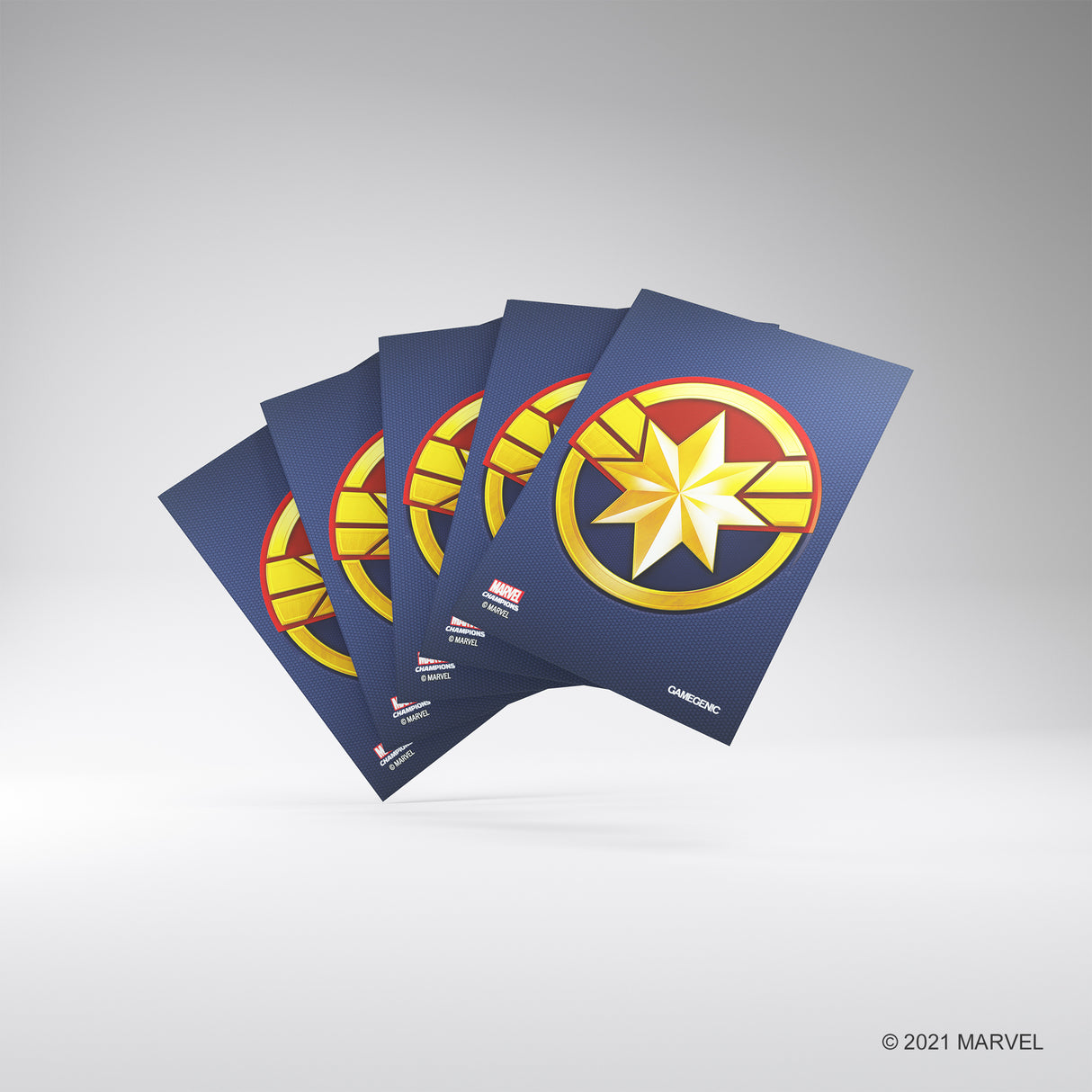Marvel Champions Art Sleeves: Captain Marvel