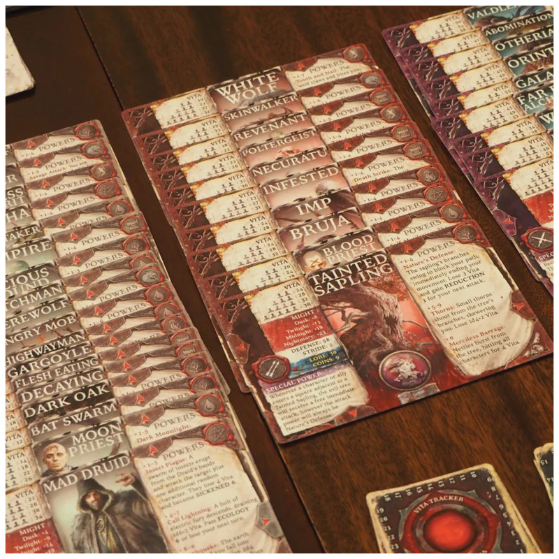 Folklore 2E: The Affliction Anniversary Edition game component cards