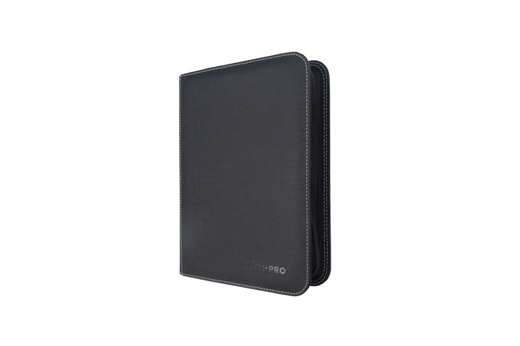 Ultra Pro 4-Pocket Toploader Zippered Premium PRO Binder Black