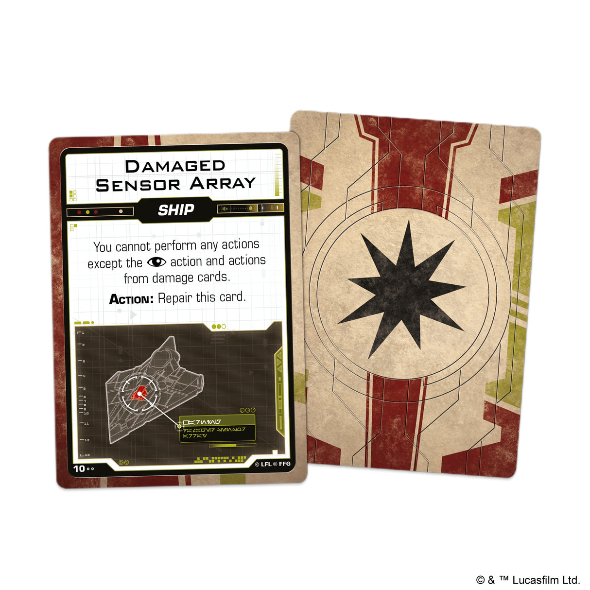 Star Wars X-Wing 2nd Ed: Galactic Republic Damage Deck