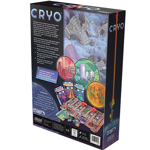 Cryo gameplay setup with worker placement