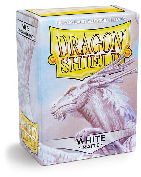 Dragon Shield Matte White | Elderwoods