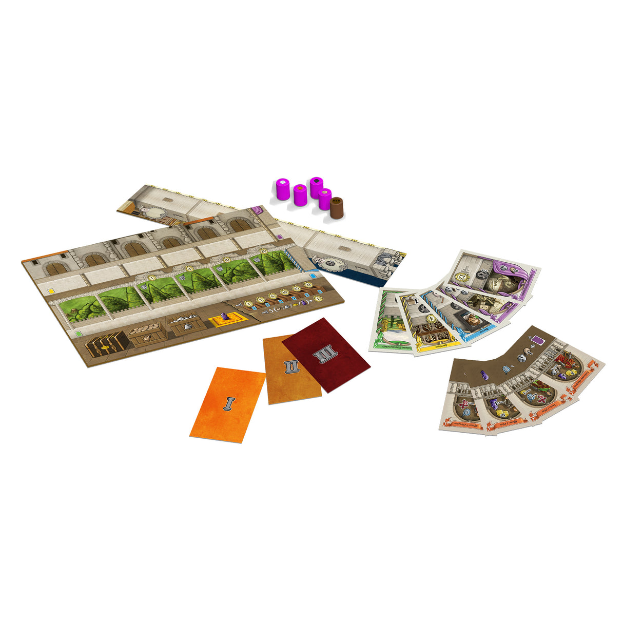 Lorenzo Il Magnifico 2nd Edition player cards and resources