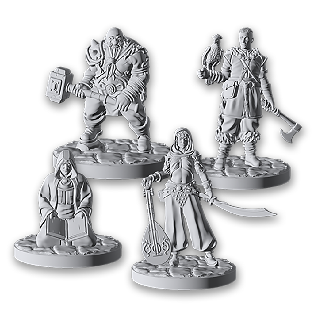 Last Bastion detailed game pieces and miniatures