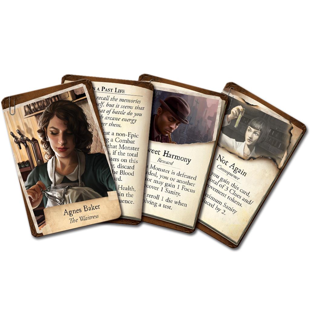 Eldritch Horror Masks of Nyarlathotep global adventure locations and mythos encounter cards