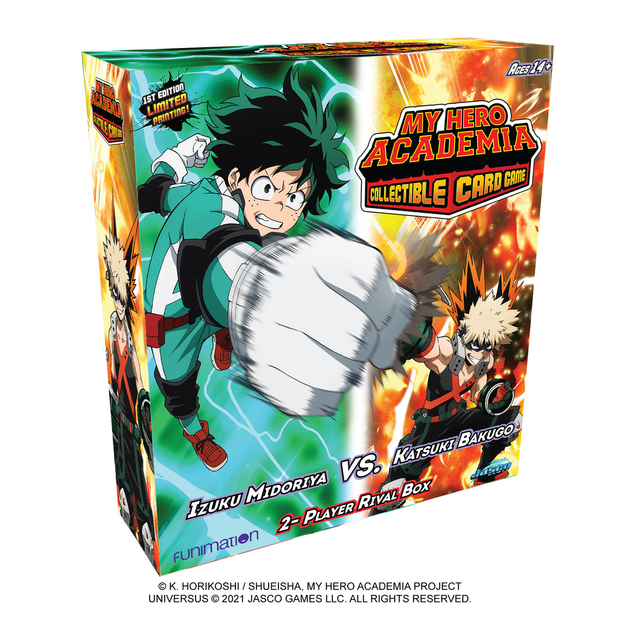 My Hero Academia CCG: Izuku VS Katsuki 2-PLAYER Rival Deck