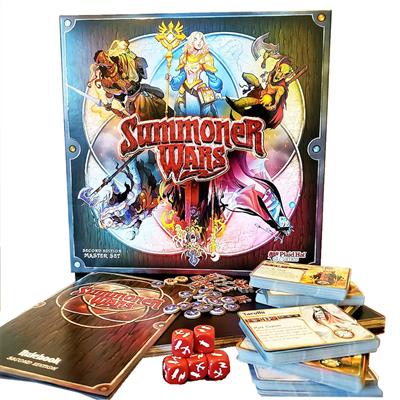 Summoner Wars 2nd Ed tactical card game setup