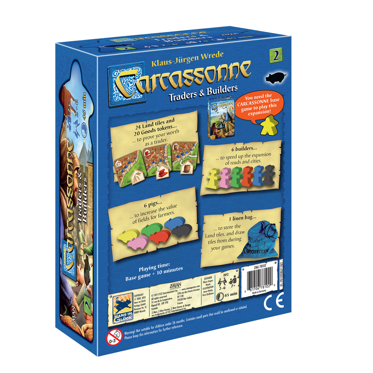 Carcassonne: Exp 2 Traders & Builders