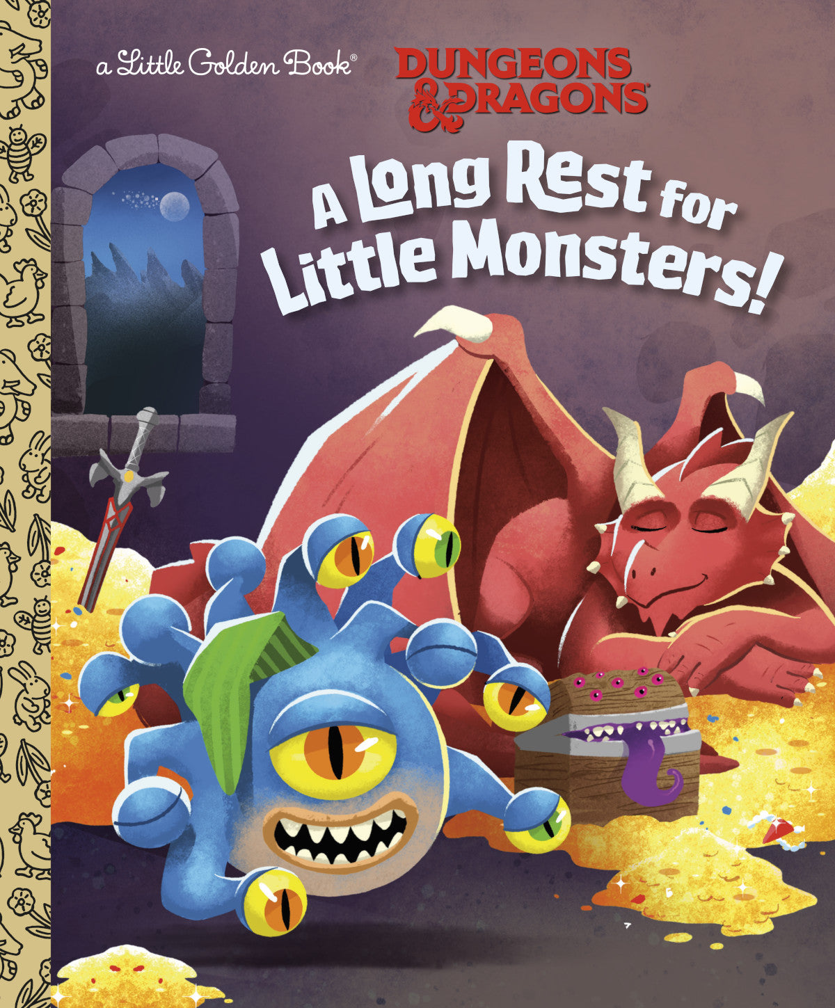D&D A Long Rest for Little Monsters (A Little Golden Book)