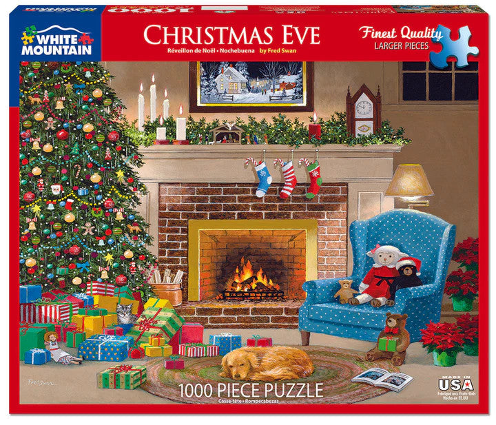 Christmas Eve - 1000 Piece Jigsaw Puzzle White Mountain