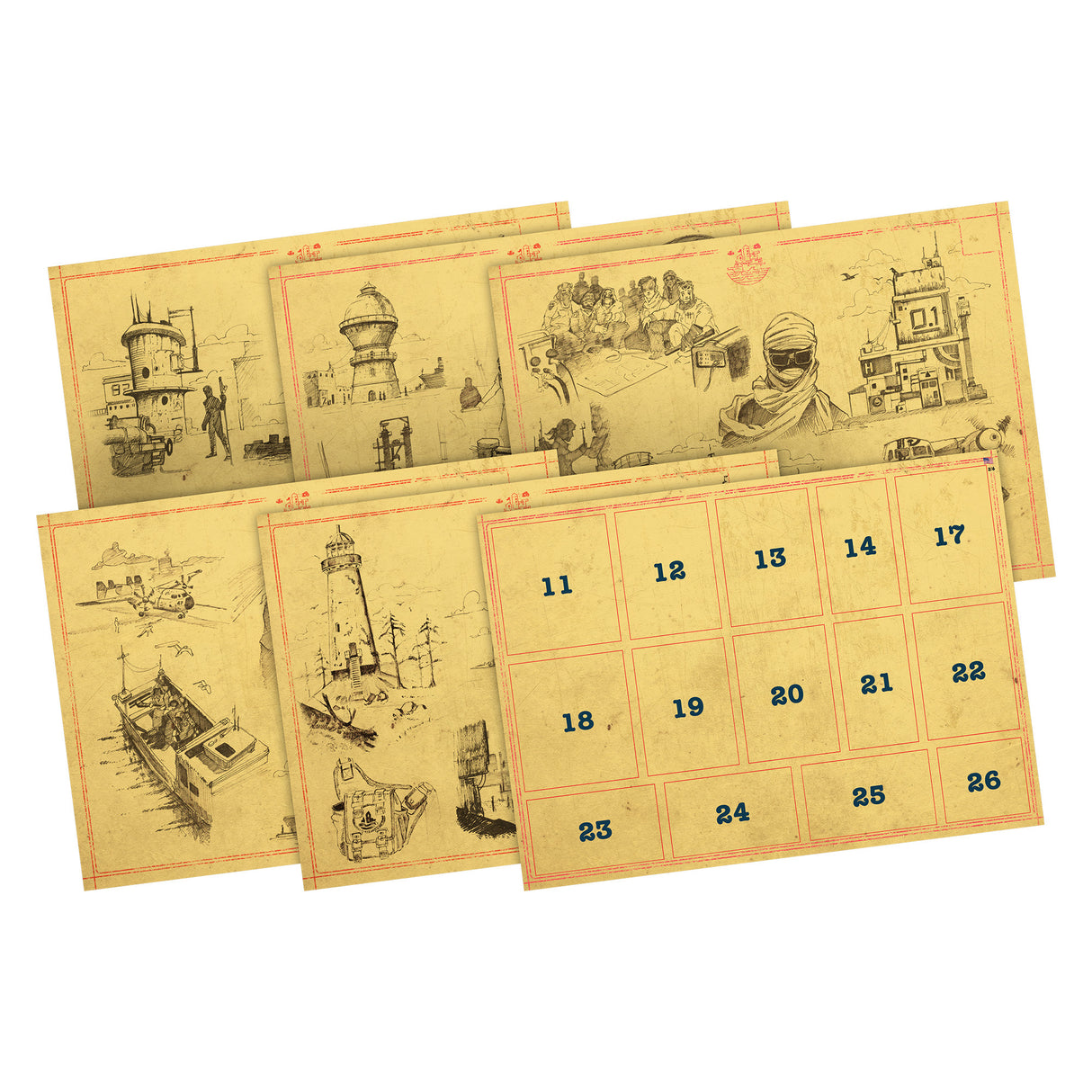 Pandemic: Legacy: Season 2 (Yellow Edition) game board and world map