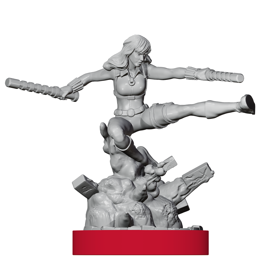 Unmatched: Marvel - For King and Country Winter Soldier character