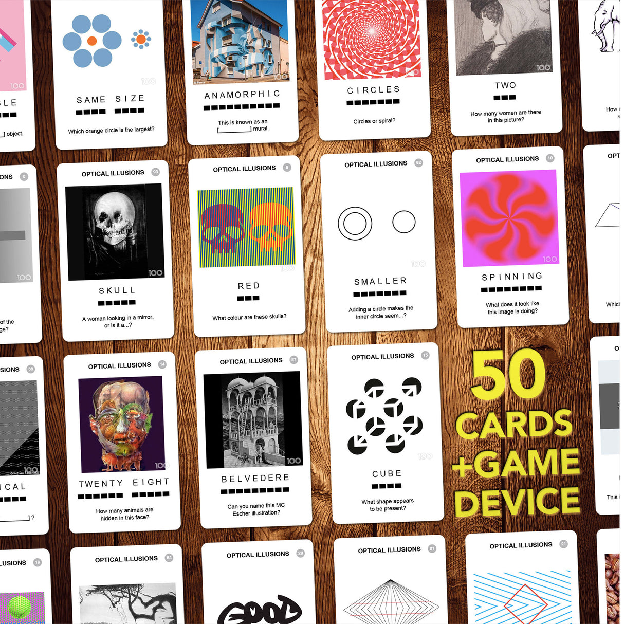 100 Pics Optical Illusions