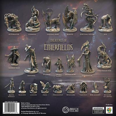 Etherfields: Creatures of Etherfields game components
