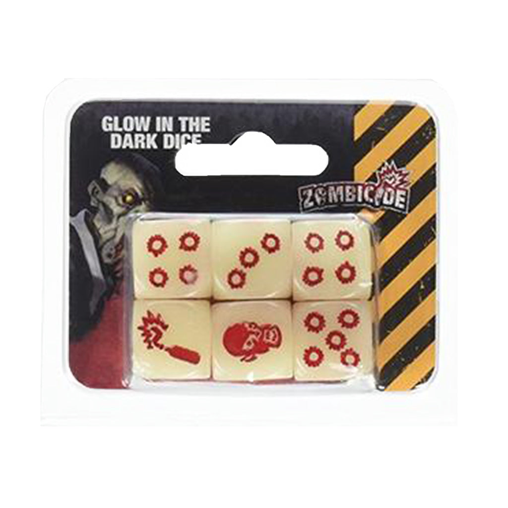 Zombicide: Glow in the Dark Dice (6)