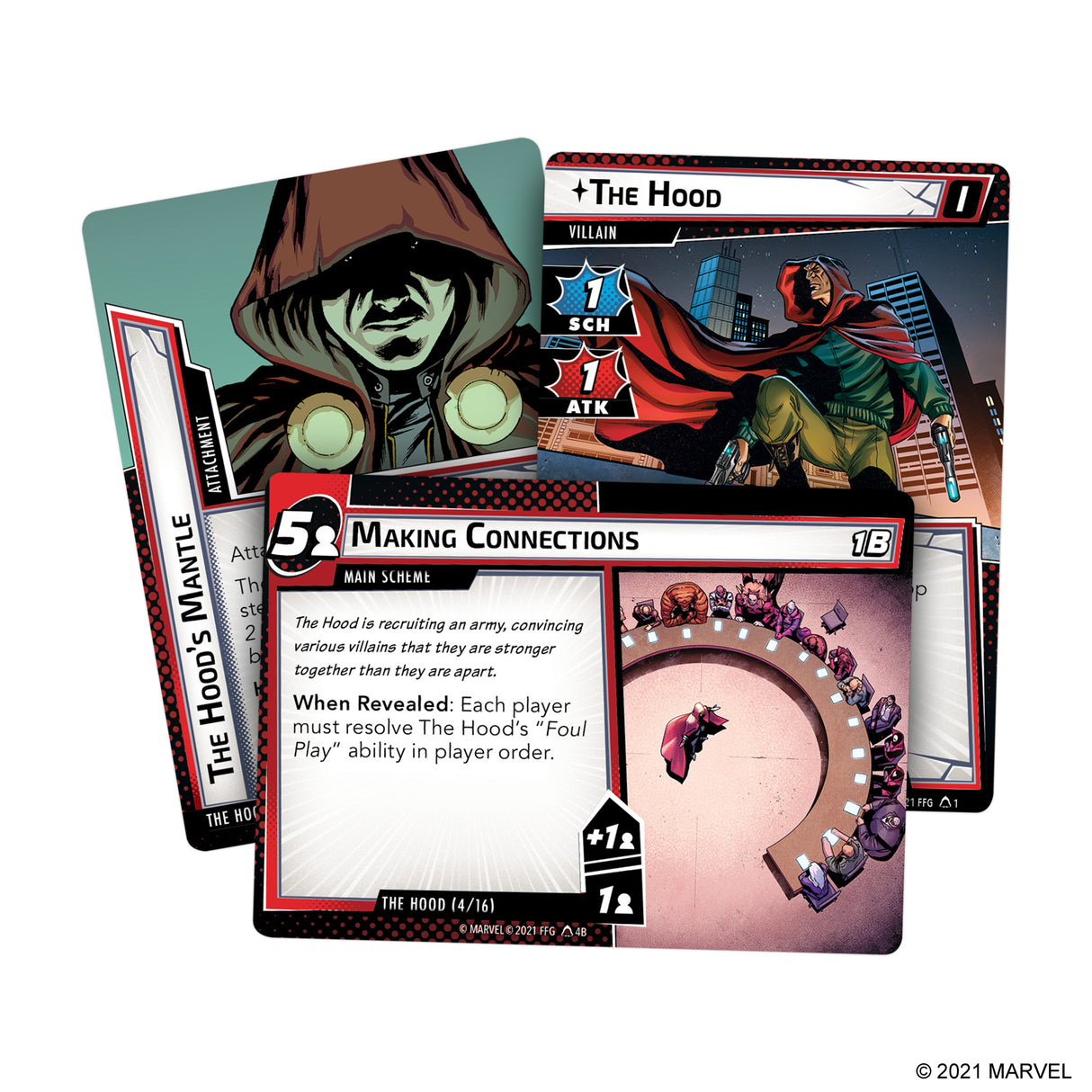 Marvel Champions: The Card Game- The Hood Scenario Pack