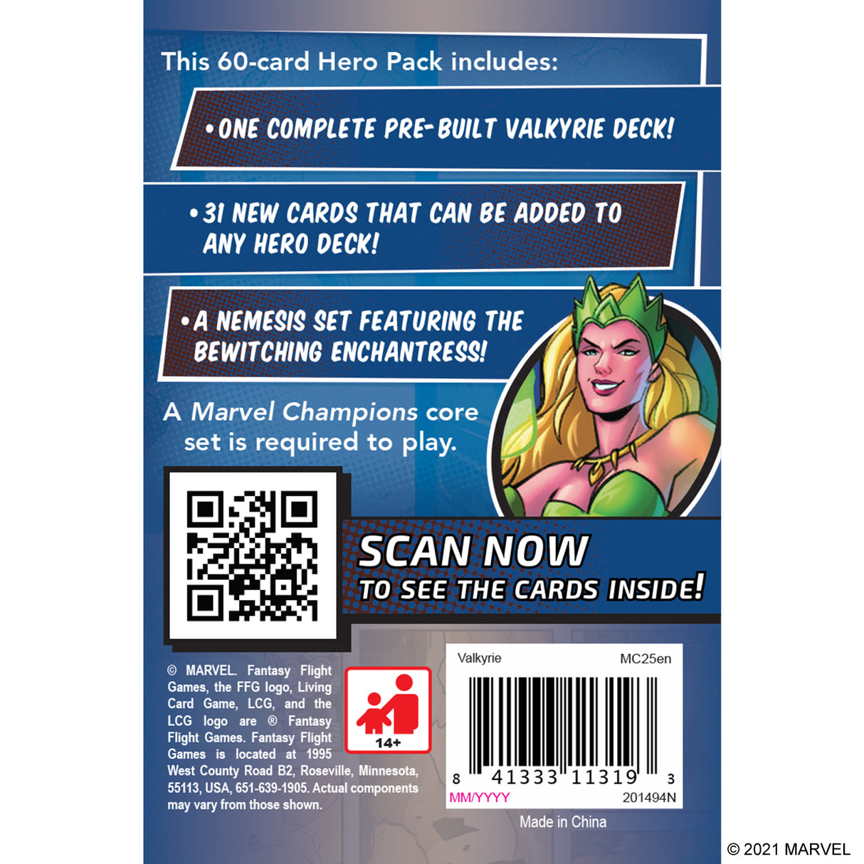 Marvel Champions: The Card Game- Valkyrie Hero Pack