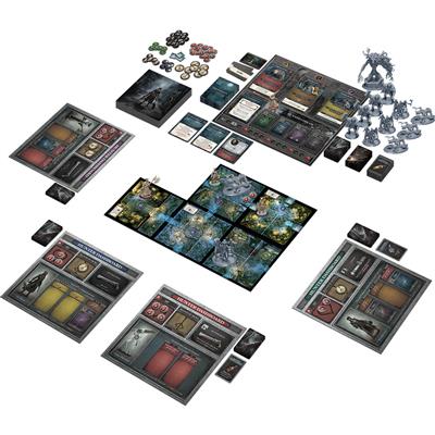 Bloodborne TBG game components and cards