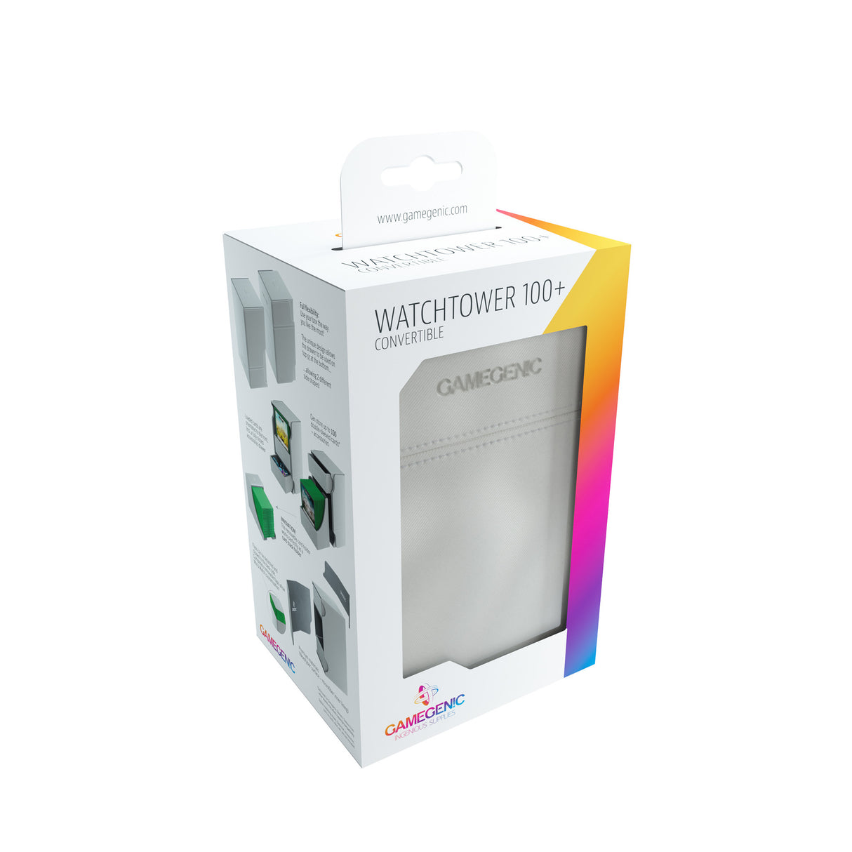 Gamegenic: Watchtower Deck Box 100plus White in box