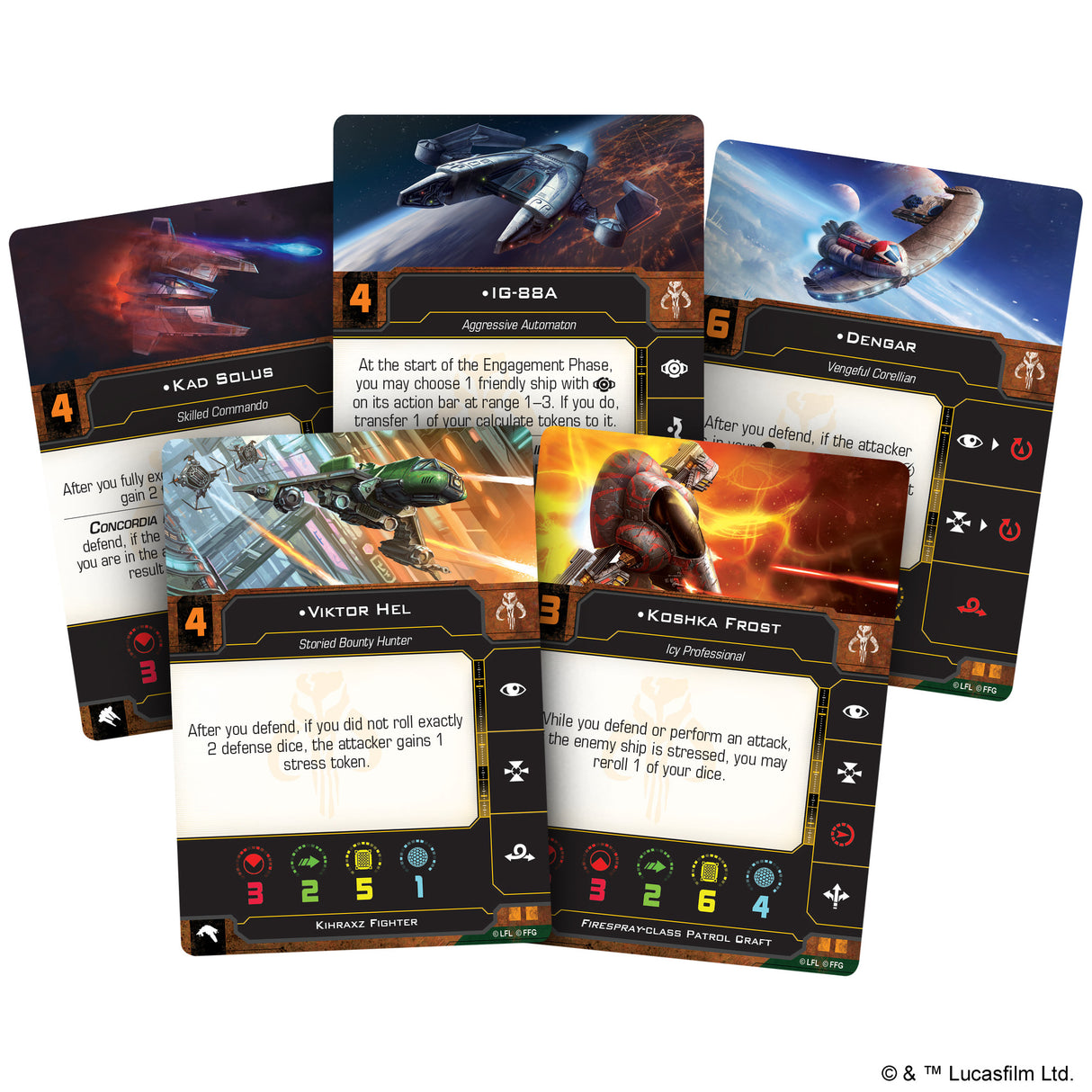 Star Wars X-Wing 2nd Ed: Scum and Villainy Conversion Kit