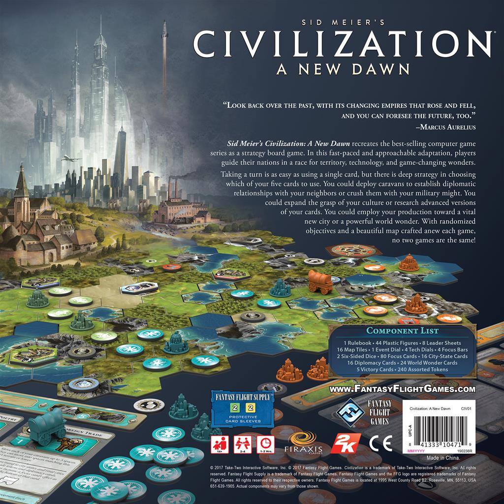 Sid Meier's Civilization A New Dawn all game content featuring strategic empire management and conquest