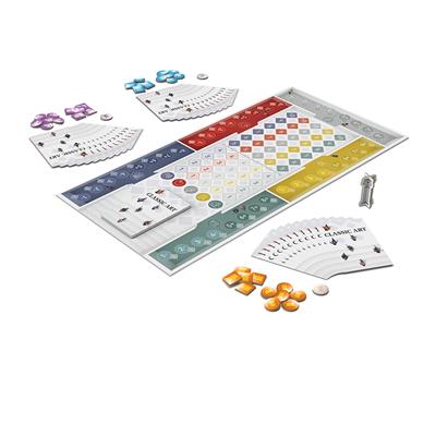 Classic Art board game box showing famous paintings and art auction theme