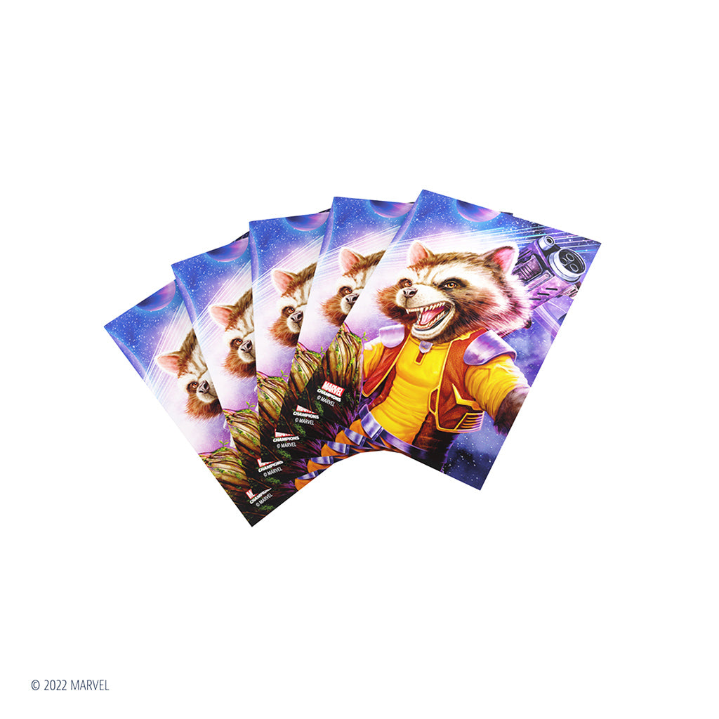 Marvel: Champions Fine Art Sleeves – Rocket Raccoon