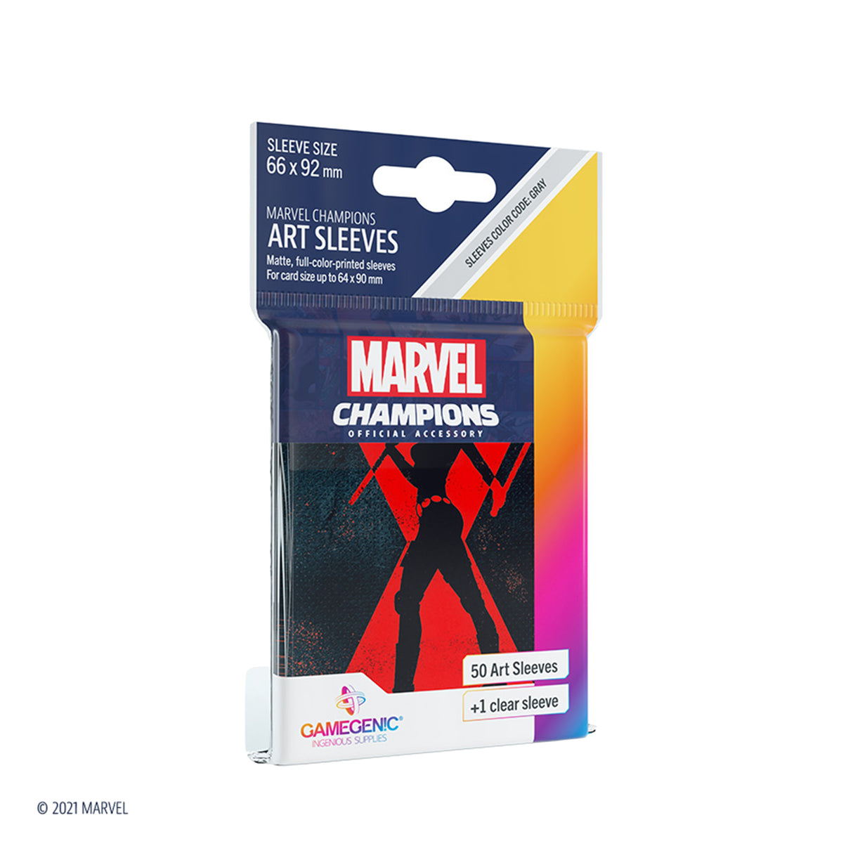Marvel Champions Sleeves: Black Widow