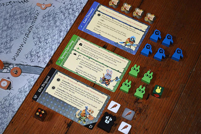 Root: Marauder Expansion faction boards and meeples