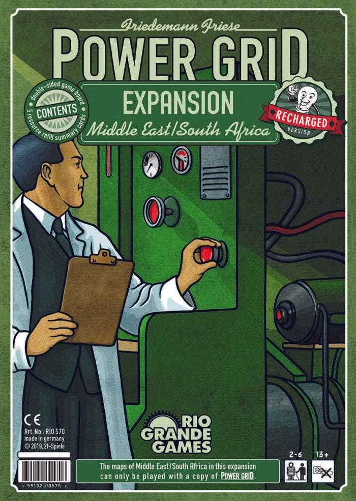 Power Grid: Recharged Edition - Middle East/South Africa Expansion