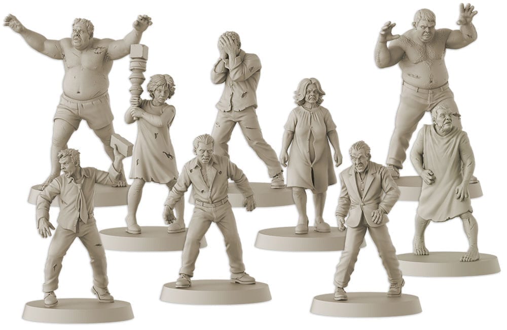 Zombicide: Night of the Living Dead zombie miniatures