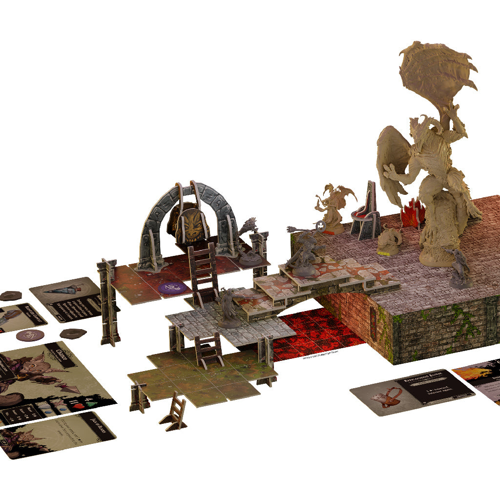 Descent Betrayer's War campaign expansion with 3D terrain pieces