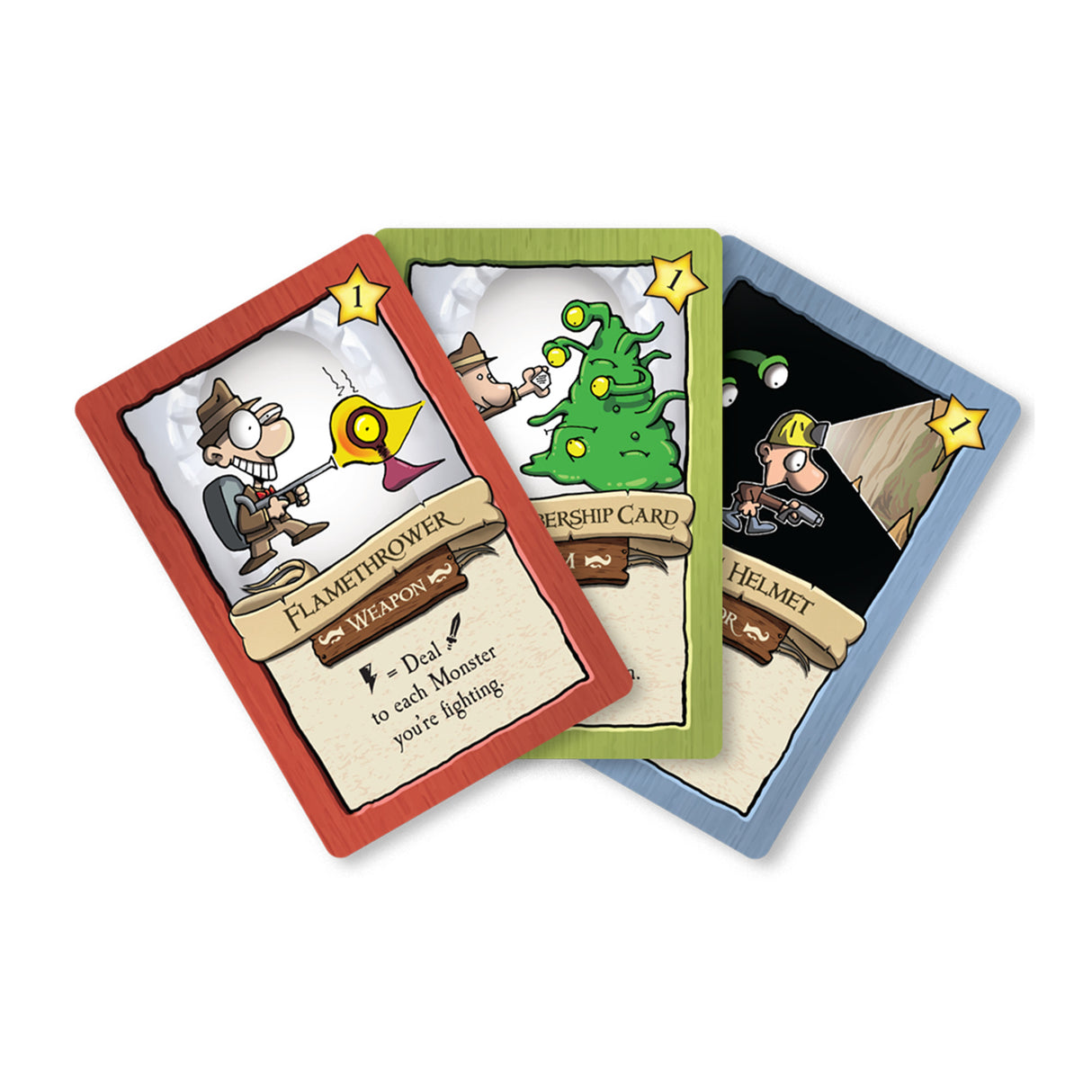 Munchkin Dungeon: Cthulhu board game cards and tokens