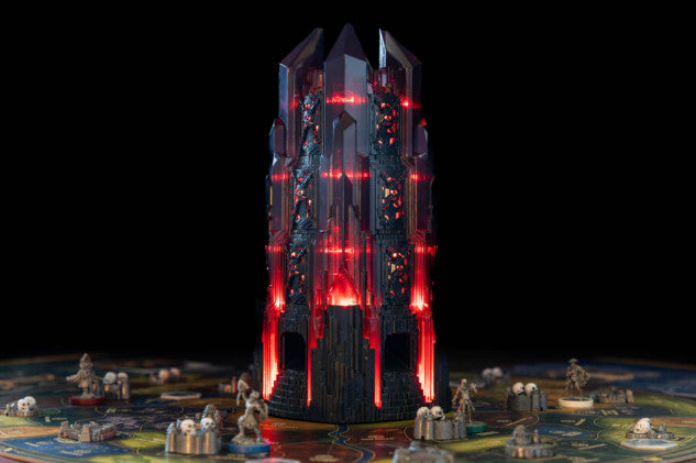 Return to Dark Tower board game illuminated tower