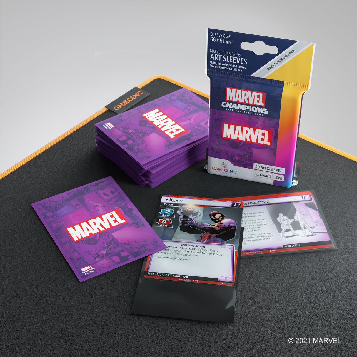 Marvel Champions Sleeves: Marvel Purple
