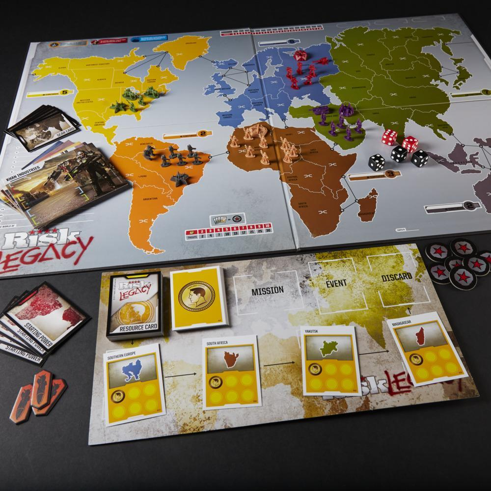 Risk Legacy full game board setup