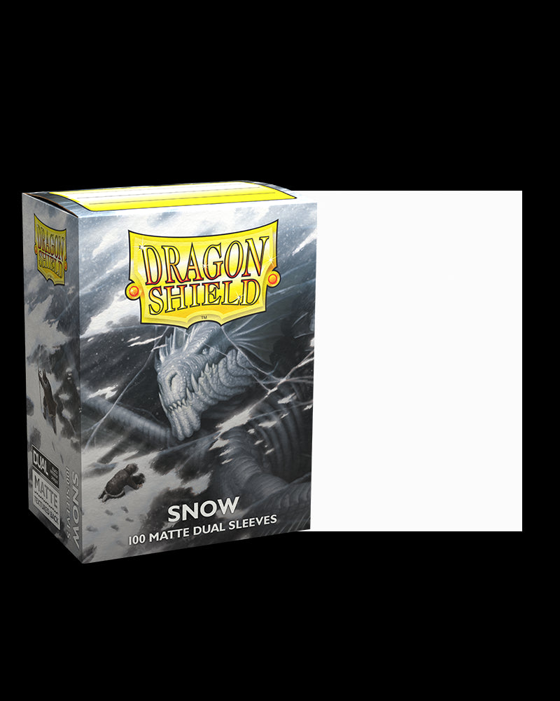 Dragon Shield Snow - Matte Dual Sleeves - Standard Size | Elderwoods
