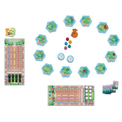 Eriantys strategy game setup with floating islands