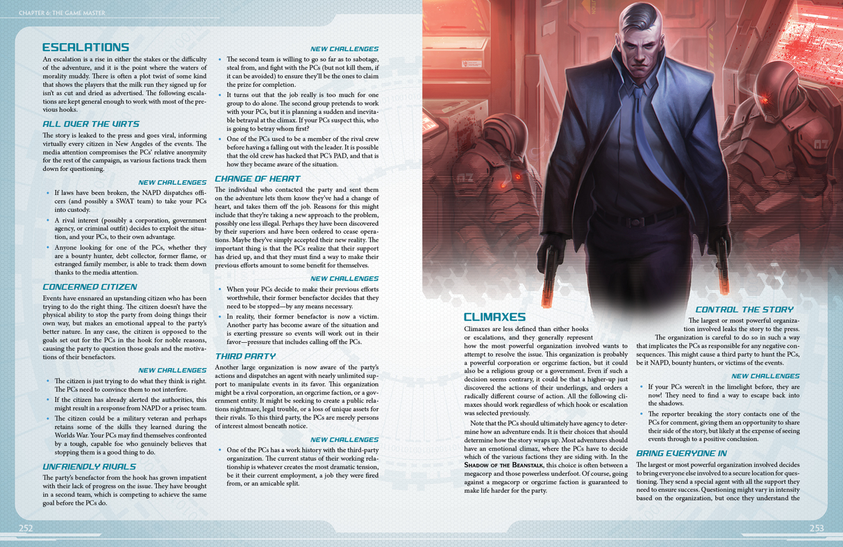 Genesys: Android - Shadow of the Beanstalk RPG character and setting details