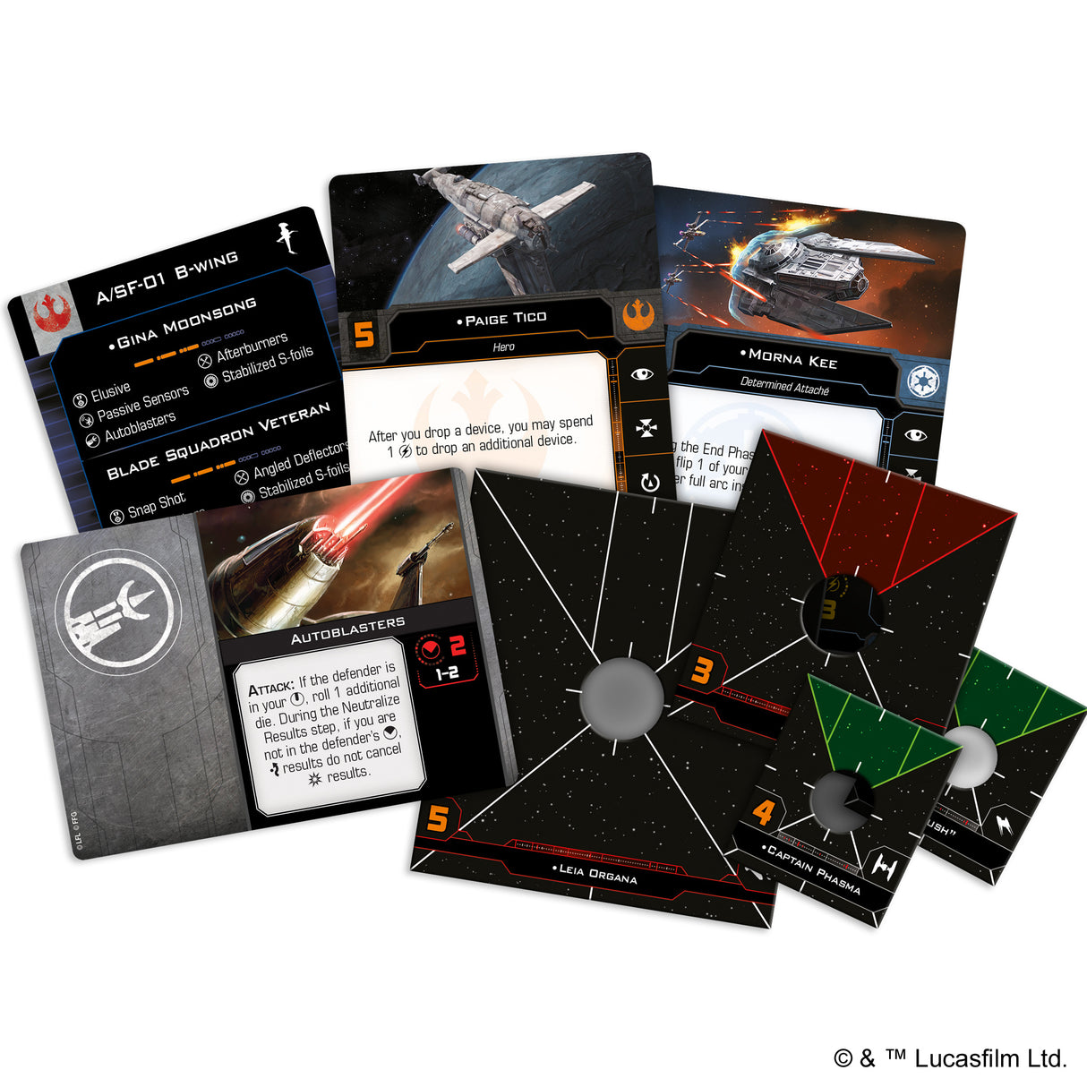 Star Wars X-Wing 2nd Ed: Hotshots and Aces Reinforcement Pack