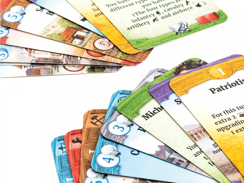 Through the Ages: A New Story of Civilization detailed game pieces and tokens