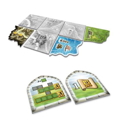 Isle of Skye Big Box detailed game pieces and landscape tiles
