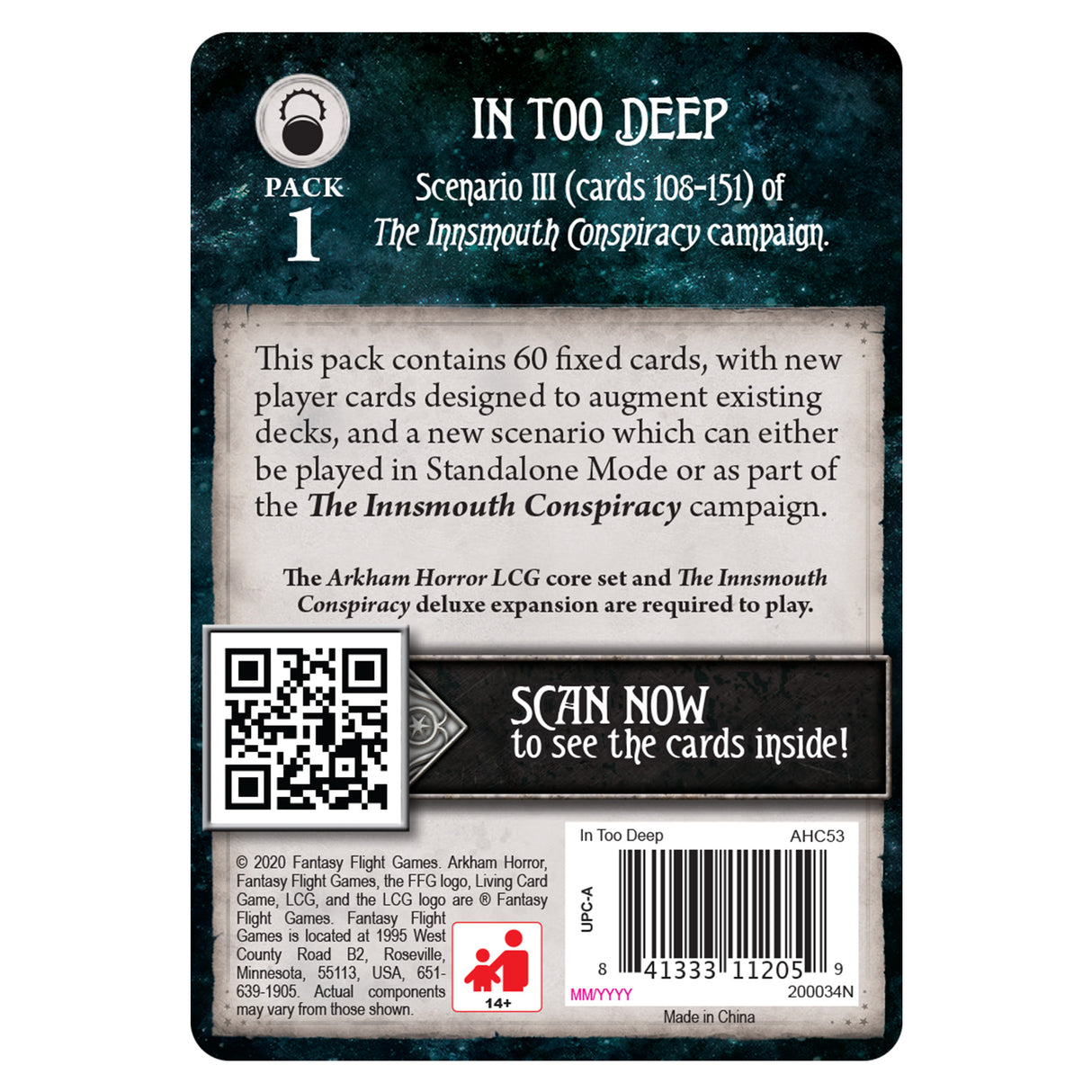 Arkham Horror: TCG - In Too Deep