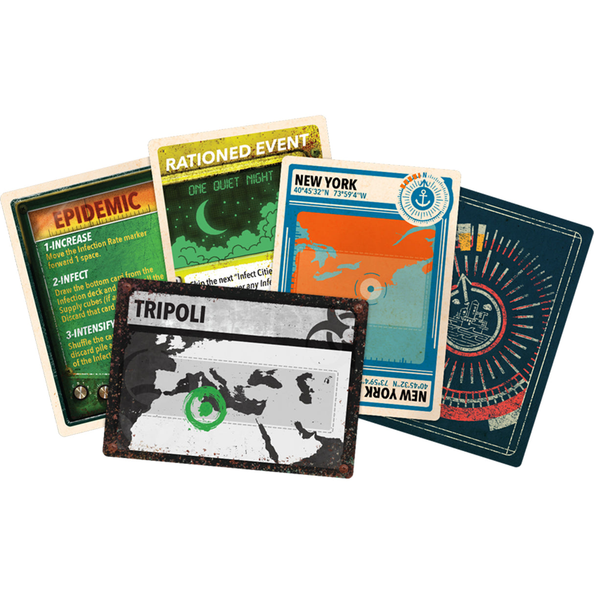 Pandemic: Legacy: Season 2 (Black Edition) game components and cards